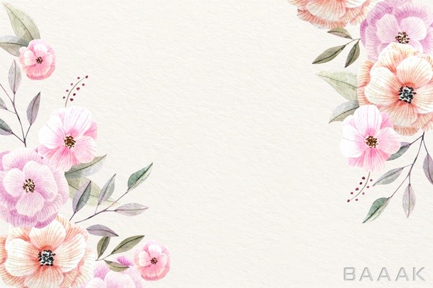 پس-زمینه-جذاب-و-مدرن-Watercolor-floral-background-with-soft-colors_974518733