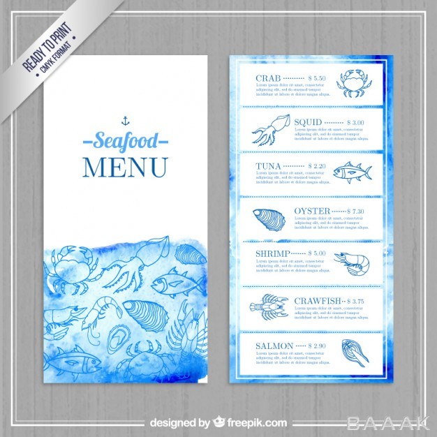منو-مدرن-و-جذاب-Watercolor-seafood-menu_418104021