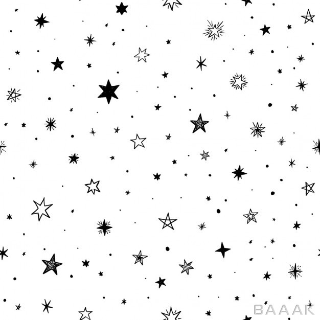 پس-زمینه-پرکاربرد-Pattern-with-black-stars-white-background_573594310