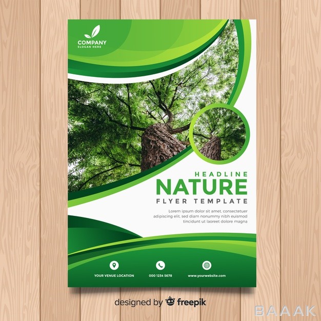 تراکت-زیبا-و-خاص-Nature-flyer-template_921434997