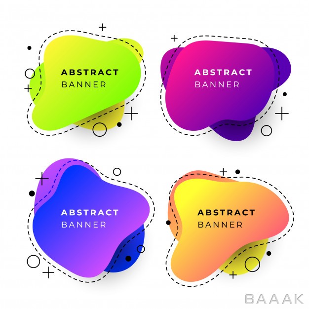 بنر-مدرن-Abstract-banner-templates-with-fluid-gradient-shapes_647737897