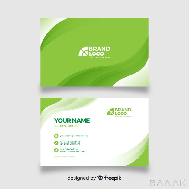 کارت-ویزیت-جذاب-و-مدرن-Abstract-business-card-template_5300859