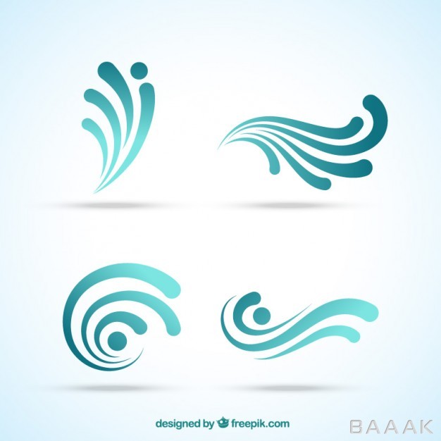 لوگو-زیبا-Abstract-wave-logos_799864