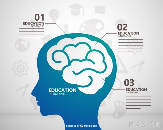 اینفوگرافیک-مدرن-و-جذاب-Education-infographic-with-brain_706621484