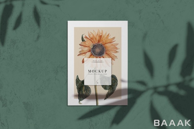 موکاپ-زیبا-و-خاص-Ready-use-sunflower-card-mockup_820197422
