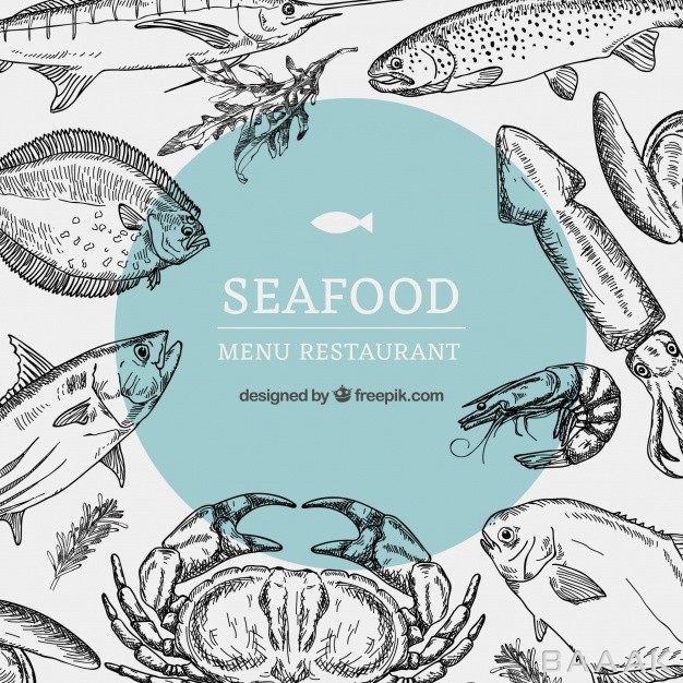منو-خلاقانه-Seafood-restaurant-menu-template_887028003