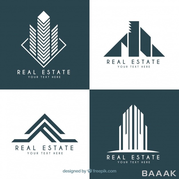 لوگو-زیبا-Real-estate-logotypes-modern-design_1978023