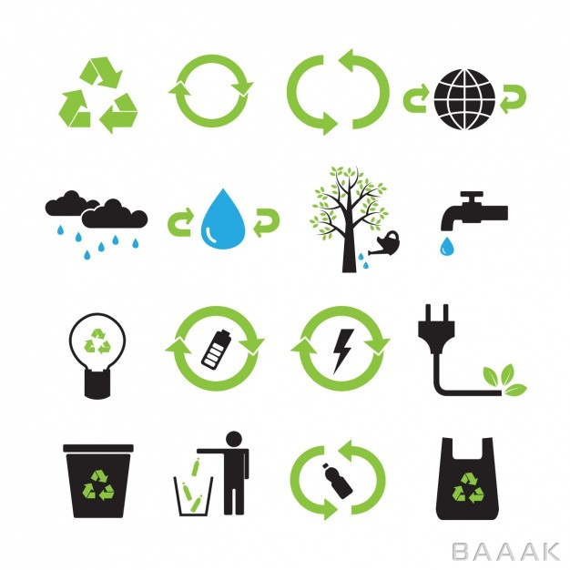 آیکون-زیبا-و-خاص-Recycling-icons-collection_429184419
