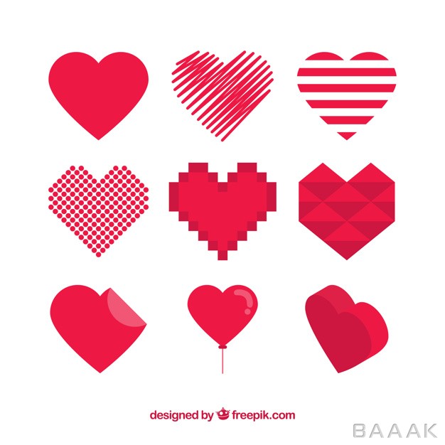 ست-قلب-قرمز-در-اشکال-و-طراحی-های-گوناگون_116867623