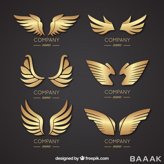 لوگو-مدرن-و-خلاقانه-Selection-elegant-wing-logos_1138721