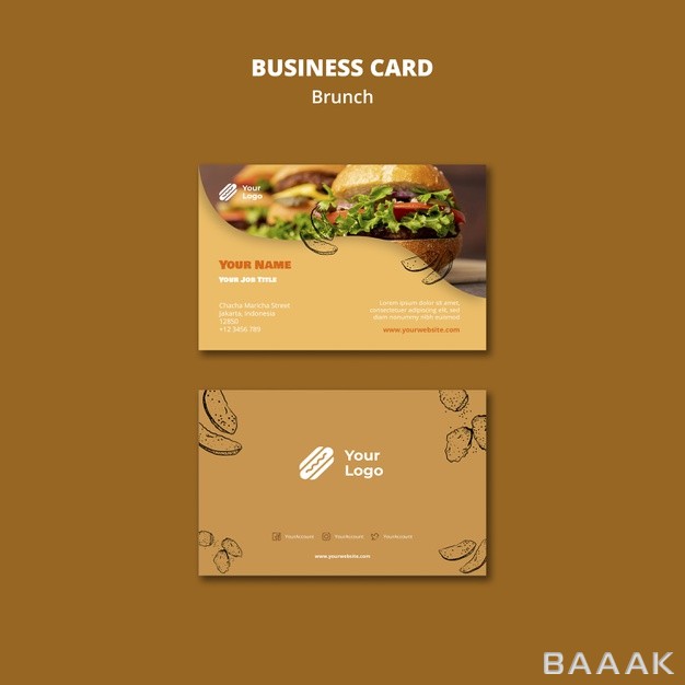 کارت-ویزیت-خاص-Template-brunch-business-card_7089502