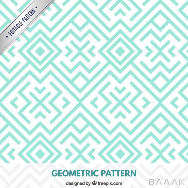 پترن-خاص-Geometric-turquoise-pattern_939414733