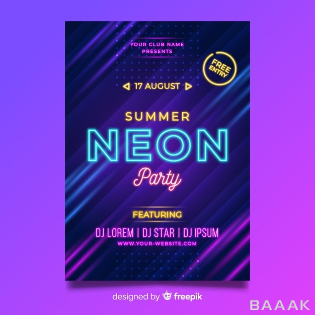پوستر-پرکاربرد-Neon-music-festival-poster-template_529300051