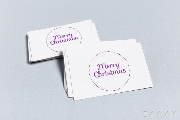 کارت-ویزیت-زیبا-و-جذاب-Merry-christmas-mock-up-business-card-template_6191069