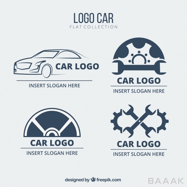لوگو-مدرن-Set-flat-car-logos_1077417