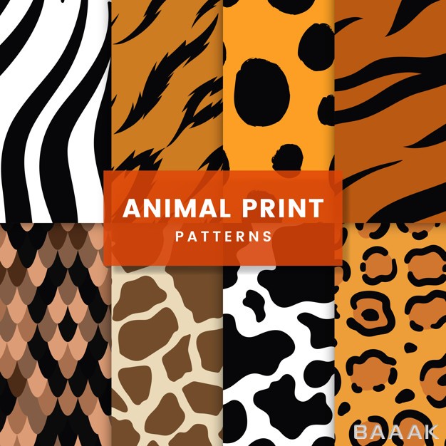 پترن-فوق-العاده-Set-seamless-animal-print-pattern-vectors_783485376