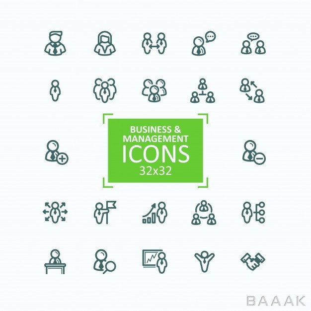 آیکون-مدرن-و-خلاقانه-Set-vector-illustrations-fine-line-icons-collection-business-people-icons-personnel-management_899427023