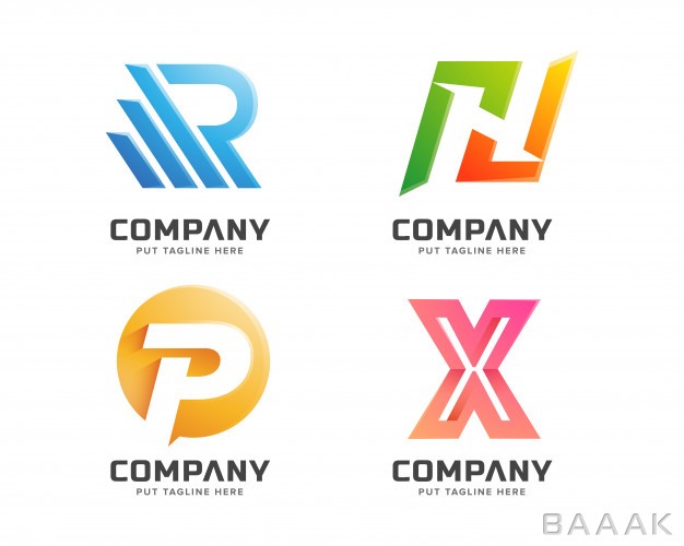 لوگو-پرکاربرد-Letter-logo-collection-abstract-logotype-business-company_5140522