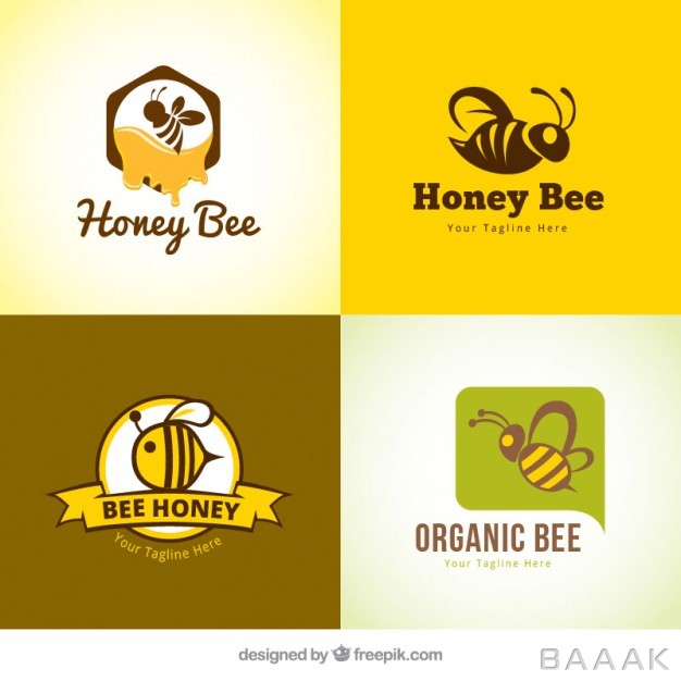 لوگو-مدرن-Several-honey-logotypes_896182