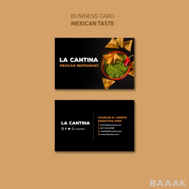 کارت-ویزیت-مدرن-Mexican-restaurant-business-card-template_893236484