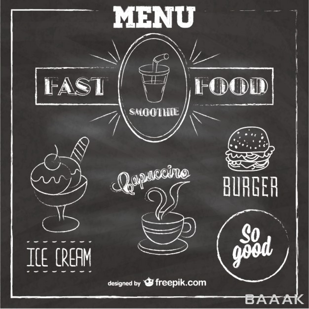 منو-مدرن-و-جذاب-Chalkboard-fast-food-menu_467728481