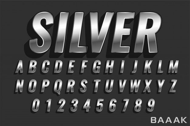 افکت-متن-جذاب-Shiny-silver-3d-style-text-effect_149975687