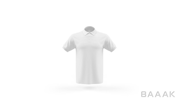 موکاپ-زیبا-و-جذاب-White-polo-shirt-mockup-template-isolated-front-view_902560390