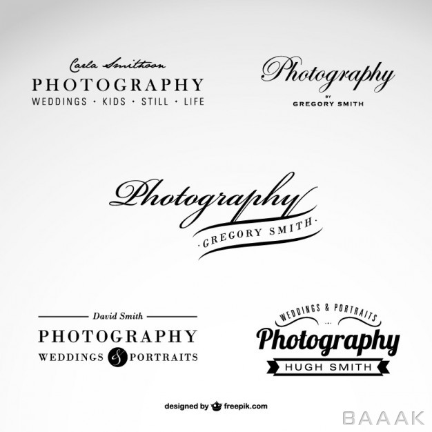 لوگو-خاص-و-مدرن-Photography-business-logo-set_714745