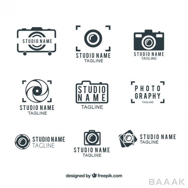لوگو-خاص-و-خلاقانه-Photography-studio-logo-template_894941