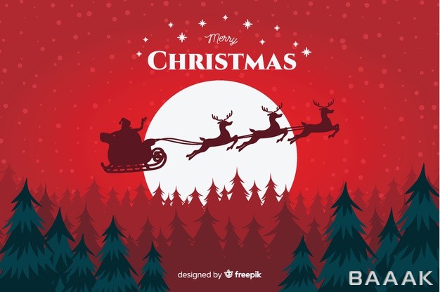 پس-زمینه-جذاب-و-مدرن-Christmas-concept-with-hand-drawn-background_162820384