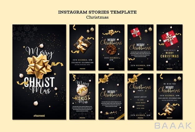 اینستاگرام-خاص-و-خلاقانه-Christmas-instagram-stories-collection_498687606