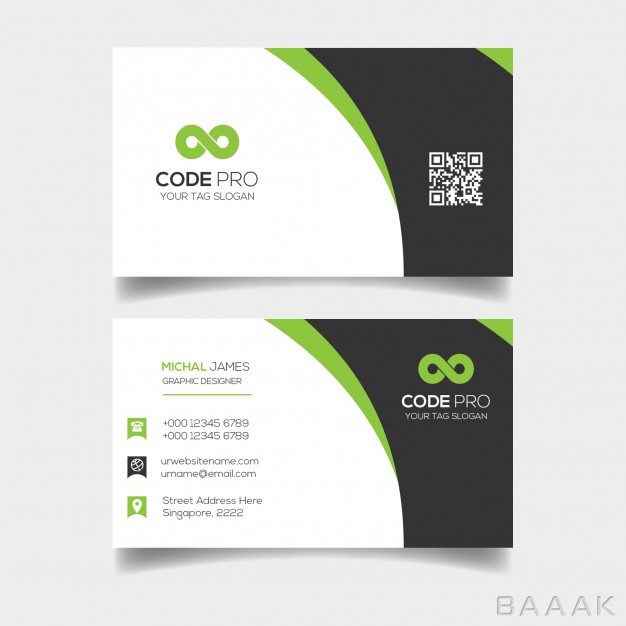 کارت-ویزیت-زیبا-و-جذاب-Simple-business-card-template_608556710