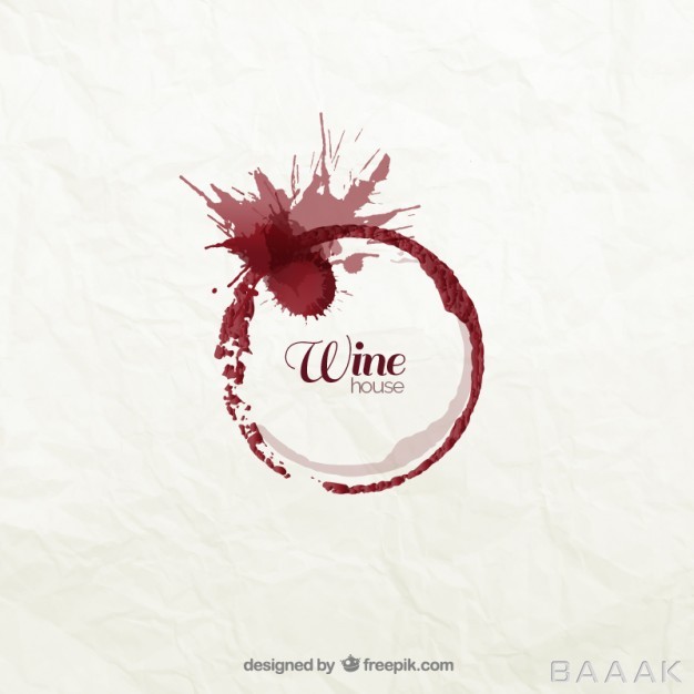 لوگو-زیبا-و-جذاب-Wine-stain-logo_785933