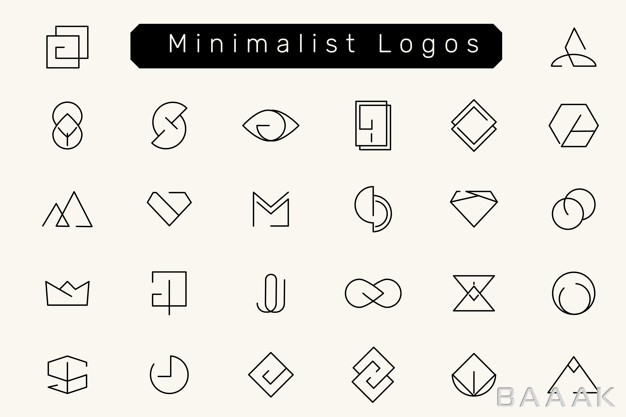 لوگو-زیبا-و-خاص-Minimal-logo-designs-set_4948970