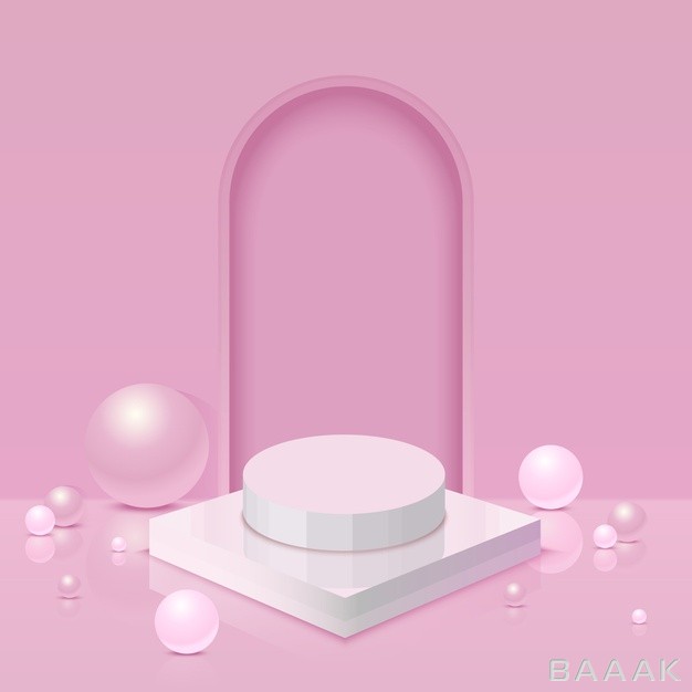 پس-زمینه-خاص-و-خلاقانه-Pink-3d-background-design_170907573