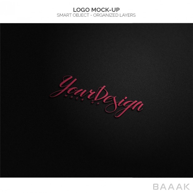 موکاپ-پرکاربرد-Pink-hand-drawn-lettering-logo-mock-up_427221299