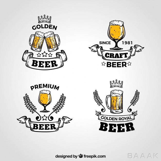لوگو-زیبا-و-خاص-Vintage-beer-logo-collection_1577326