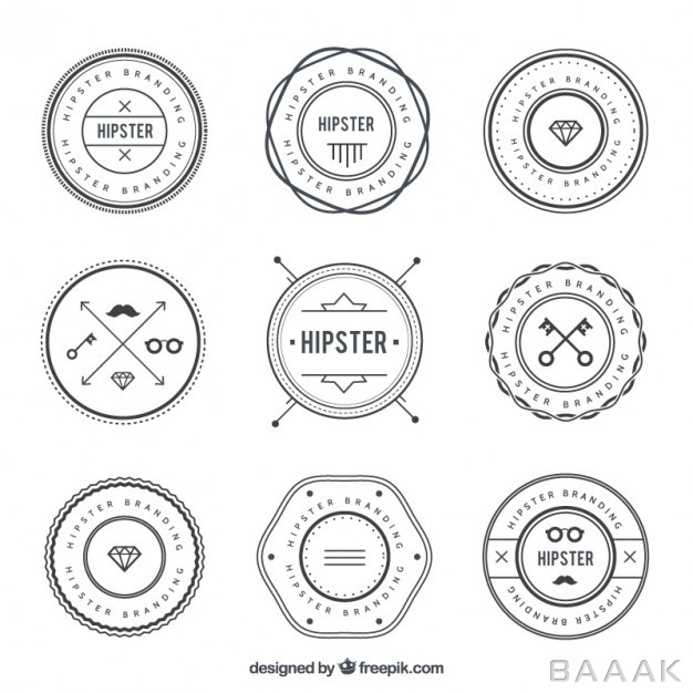 لوگو-فوق-العاده-Hipster-logos-collection_799756