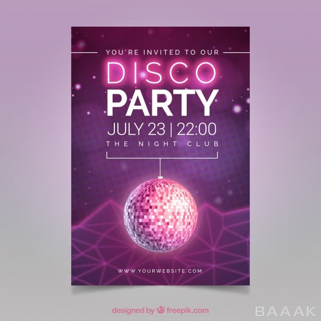 تراکت-مدرن-Disco-party-flyer_919553703
