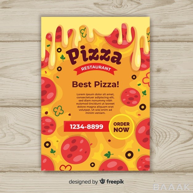 تراکت-پرکاربرد-Pizza-flyer-template_463350230