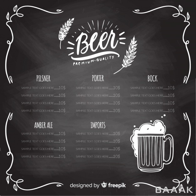 منو-خاص-و-خلاقانه-Oktoberfest-menu-template-with-blackboard-style_597700401
