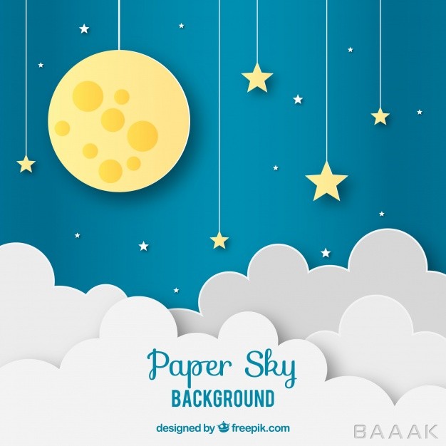 پس-زمینه-جذاب-Sky-with-clouds-moon-background-paper-texture_359370972