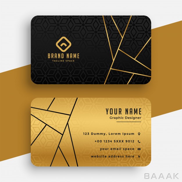 کارت-ویزیت-خلاقانه-Black-gold-luxury-vip-business-card-template_5985975
