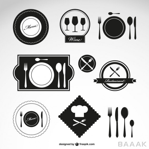 لوگو-جذاب-و-مدرن-Black-restaurant-logos_715884