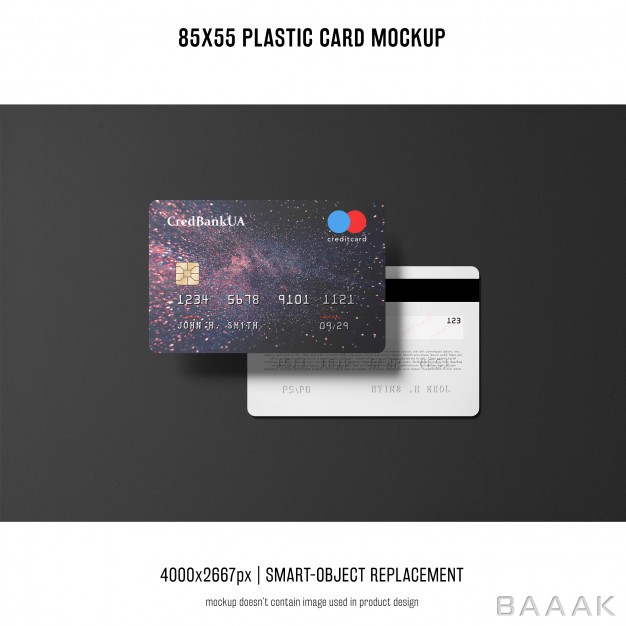 موکاپ-مدرن-و-خلاقانه-Plastic-credit-card-mockup_612870768