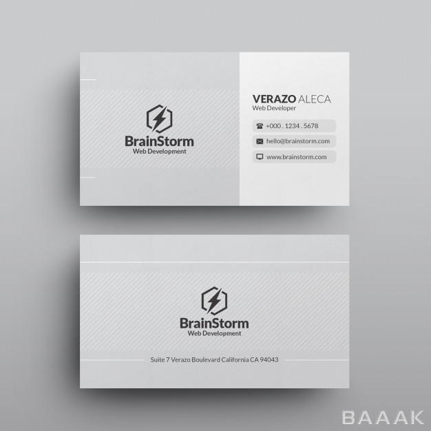 کارت-ویزیت-زیبا-و-جذاب-Clean-minimal-business-card-template_5197190