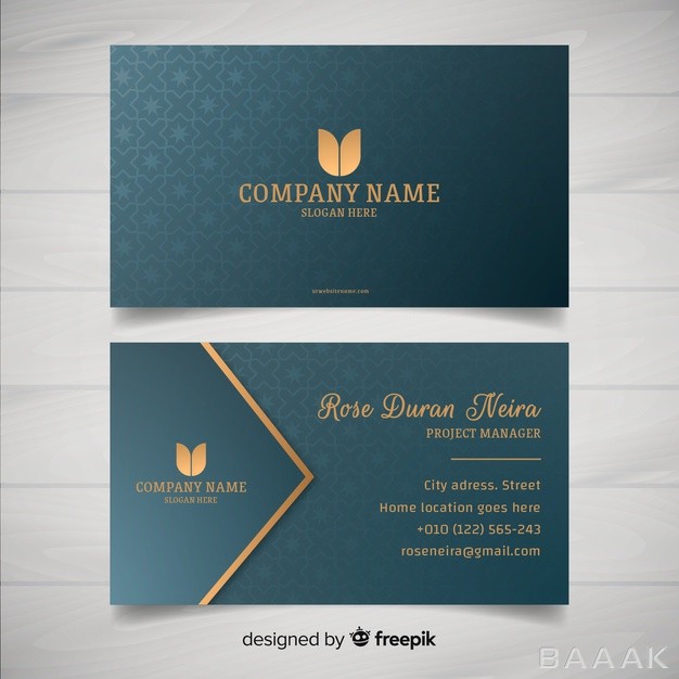 کارت-ویزیت-مدرن-Elegant-style-business-card-template_5126944