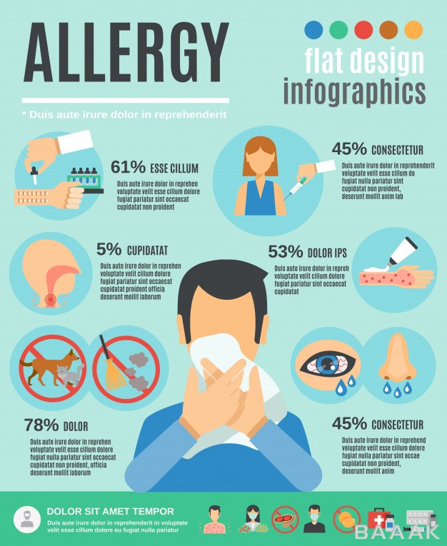 اینفوگرافیک-زیبا-و-جذاب-Allergy-infographics-set_2875356