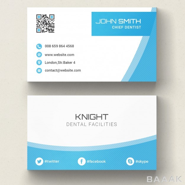 کارت-ویزیت-مدرن-و-جذاب-Blue-corporate-business-card_1165158