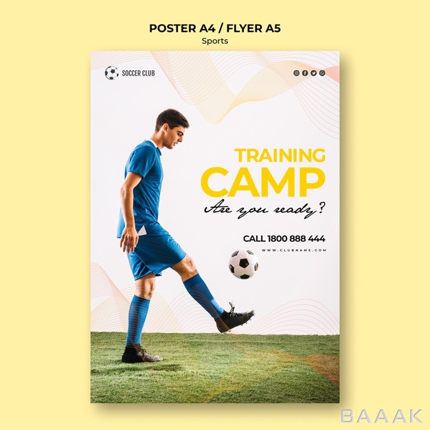 تراکت-زیبا-Soccer-club-training-camp-flyer_298297924